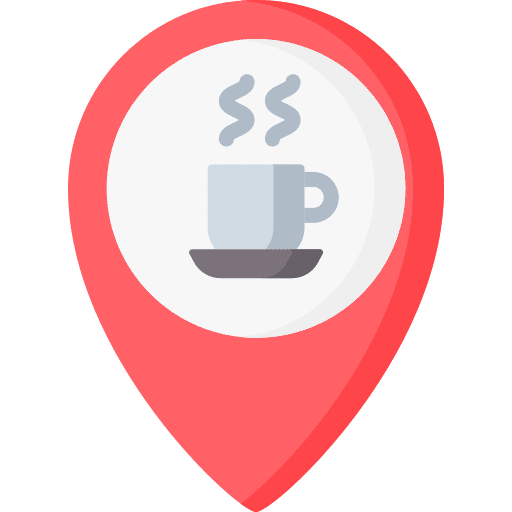 Coffee shop coffee localization coffee shop icon