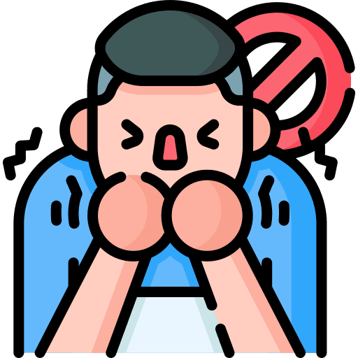 Cough healthcare and medical cough pacient icon Cough healthcare and medical cough pacient icon