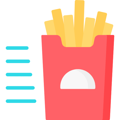 French fries food delivery french fries food and restaurant icon French fries food delivery french fries food and restaurant icon
