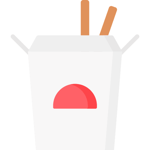 Rice take out fast food take away icon Rice take out fast food take away icon