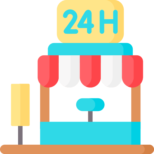 24 hours food delivery 24 hours food and restaurant icon 24 hours food delivery 24 hours food and restaurant icon