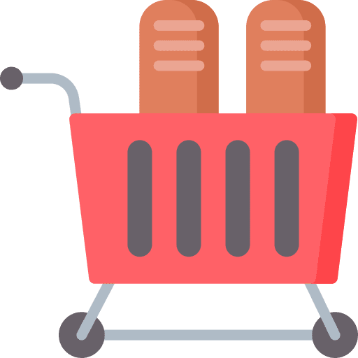 Shopping cart grow shop supermarket grocery cart icon Shopping cart grow shop supermarket grocery cart icon