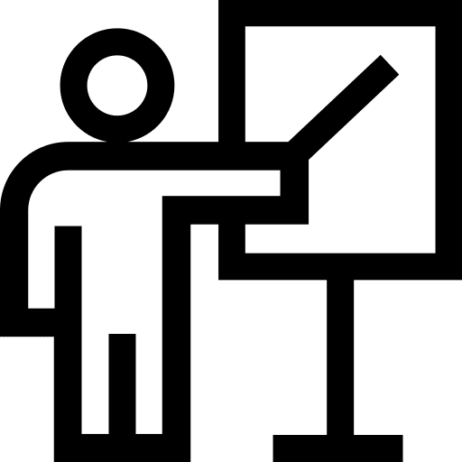 Teach pitch classroom people icon