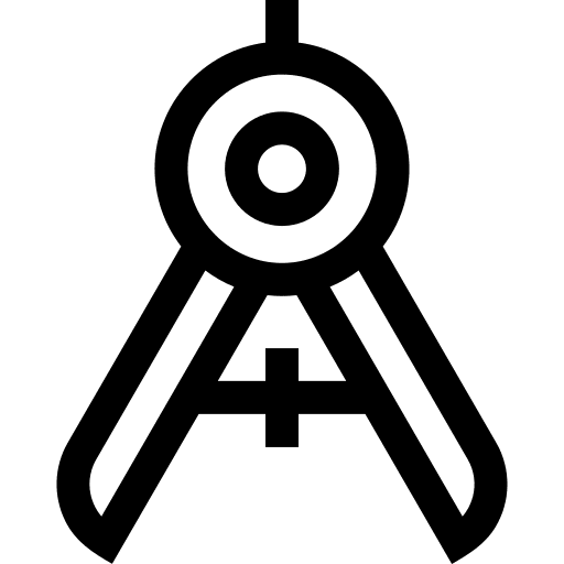 Compass school material compass education icon Compass school material compass education icon