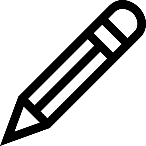 Pencil stationery writing tool write icon Pencil stationery writing tool write icon