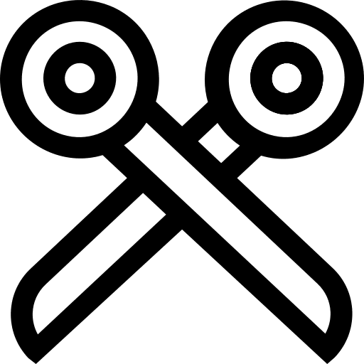 Scissors education cut stationery icon Scissors education cut stationery icon