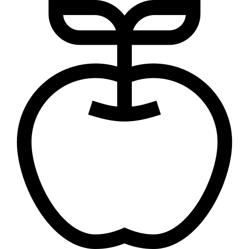 Apple vegetarian organic healthy food icon Apple vegetarian organic healthy food icon