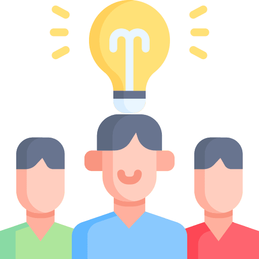 Brainstorming teamwork group team work icon