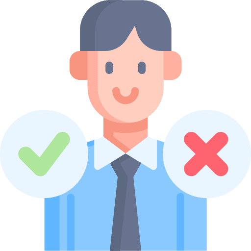 Decision making decision making person manager icon