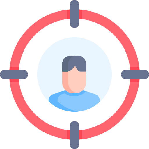 Target avatar customer marketing icon