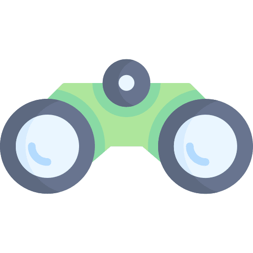 Vision goggles sight spy icon
