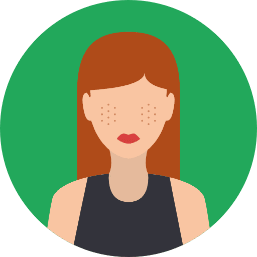 User social profile woman icon