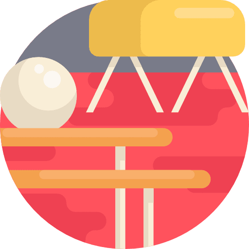 Gymnastics vaulting horse sports sports and competition icon