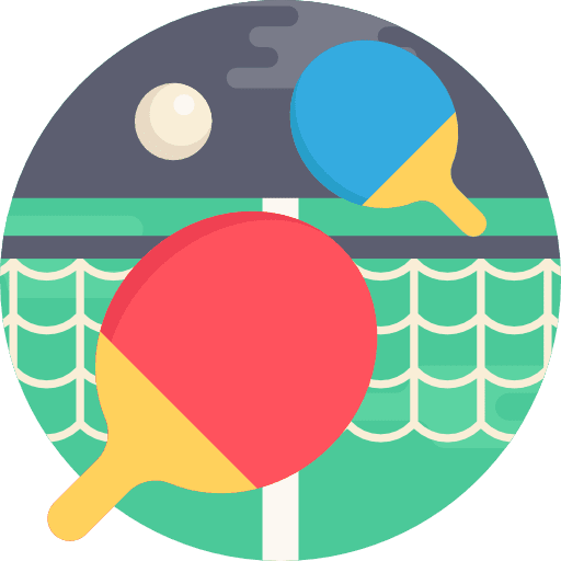 Ping pong sports and competition table tennis ping pong icon