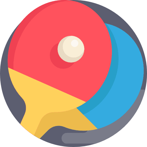 Ping pong sports ping pong equipment icon