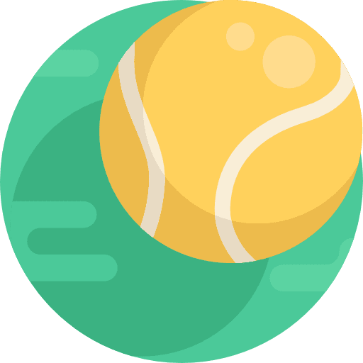 Tennis tennis sports and competition tennis ball icon
