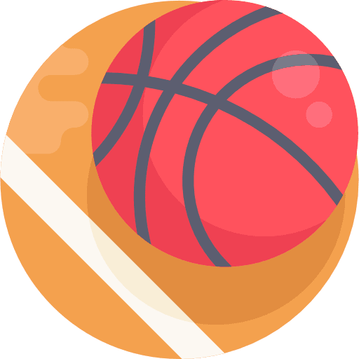 Basketball sports team equipment icon