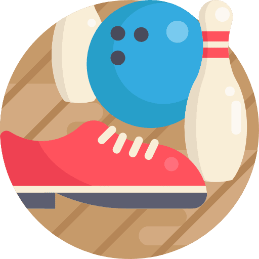 Bowling leisure game bowling icon