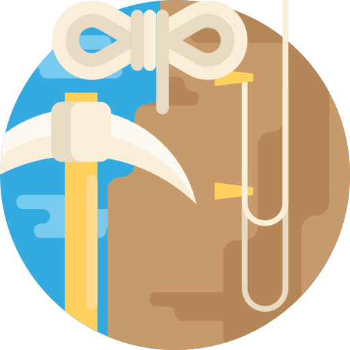 Climbing multisports adventure sports sports and competition icon