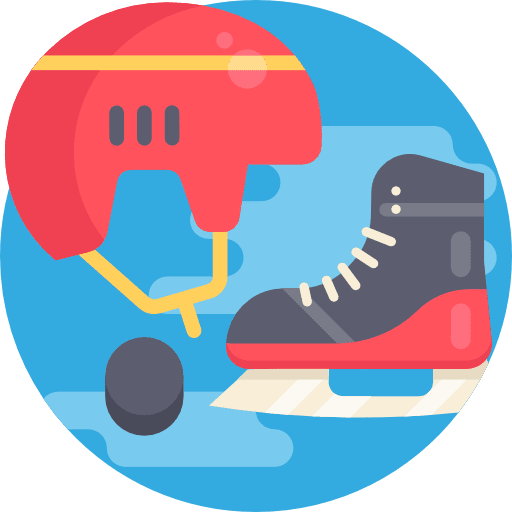 Ice hockey team sports equipment sports icon