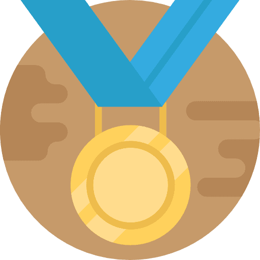 Medal award winner champion icon