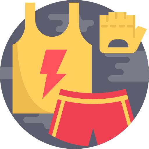 Weightlifting gymnasium sports and competition fitness icon