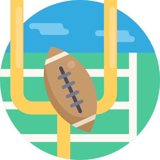 American football sports education american football icon