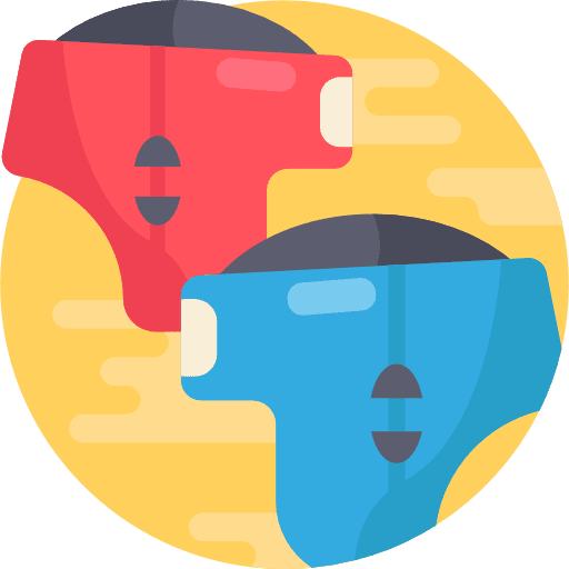 Boxing athlete punch boxing icon