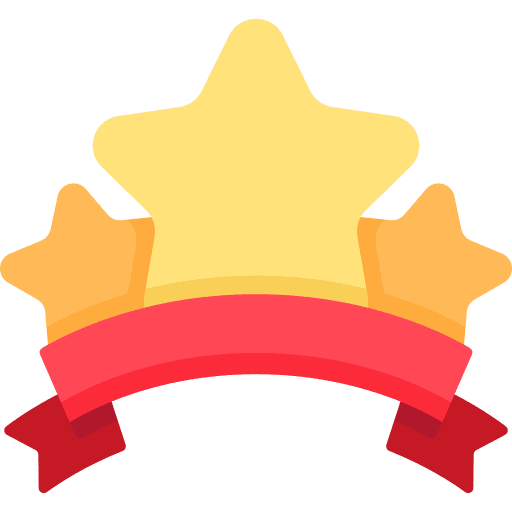 Badge winner sport medal icon