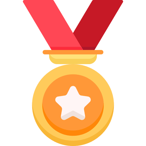 Medal trophy sports and competition acknowledge icon