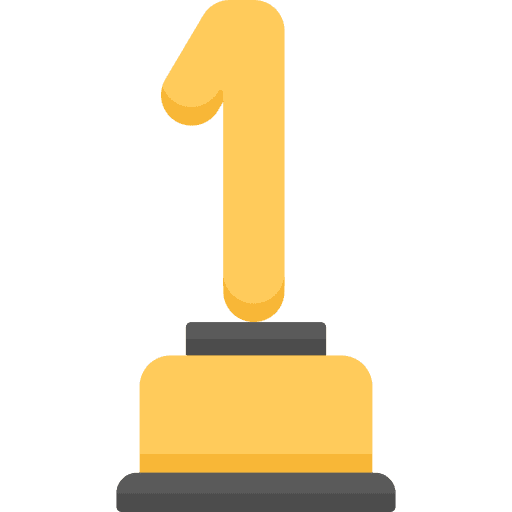 Trophy one first competition icon Trophy one first competition icon