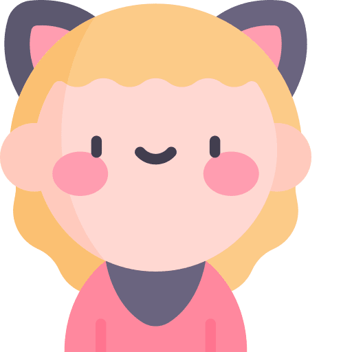 Girl people cat young icon