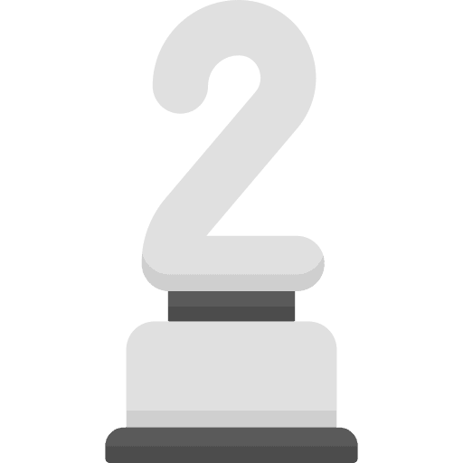 Trophy reward second trophy icon Trophy reward second trophy icon