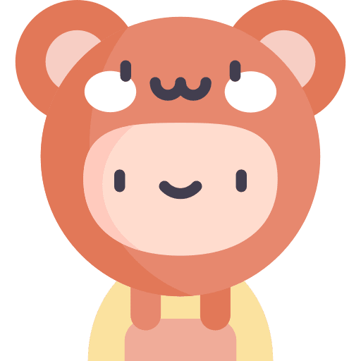 Boy profile bear person icon Boy profile bear person icon