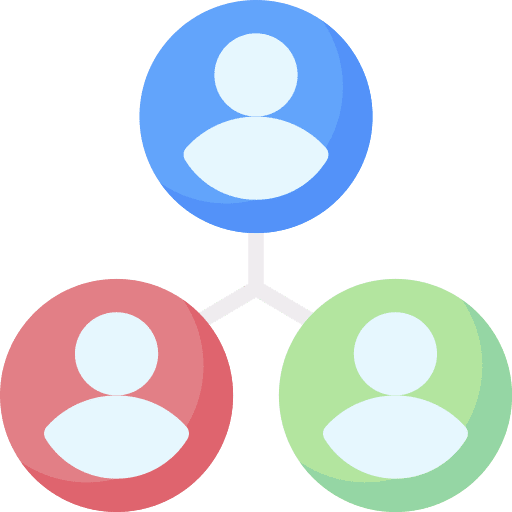 User link association social network icon