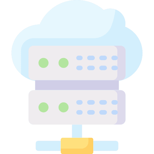 Cloud server seo and web cloud server hosting icon Cloud server seo and web cloud server hosting icon