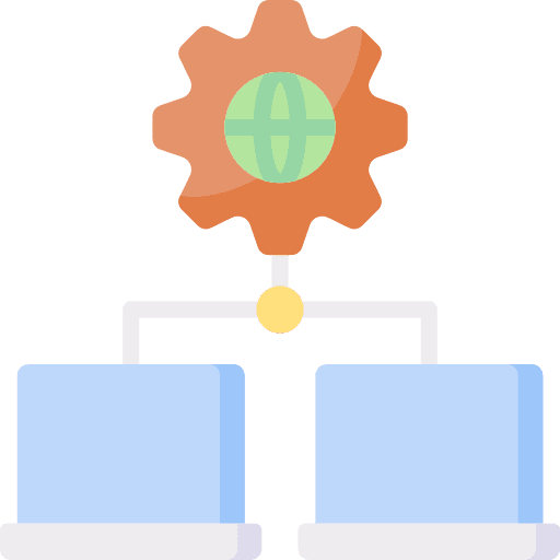Network seo and web laptop computer icon Network seo and web laptop computer icon