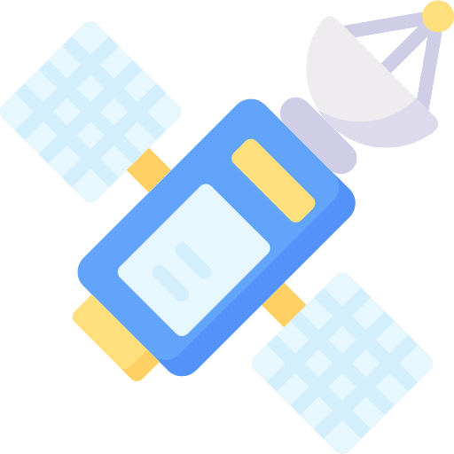 Satellite technology electronics space icon Satellite technology electronics space icon