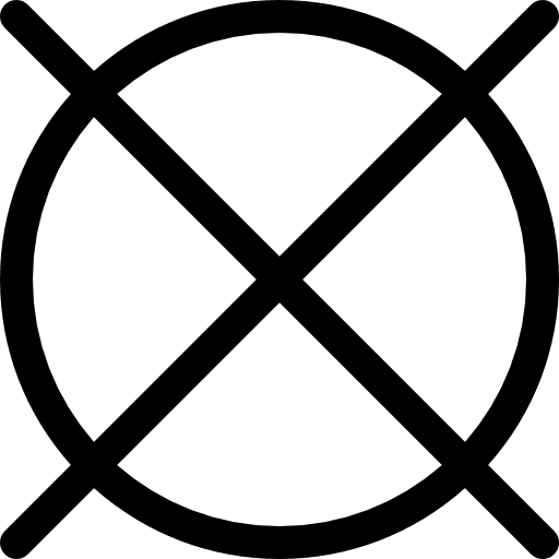 Not dry not dry clean washing icon