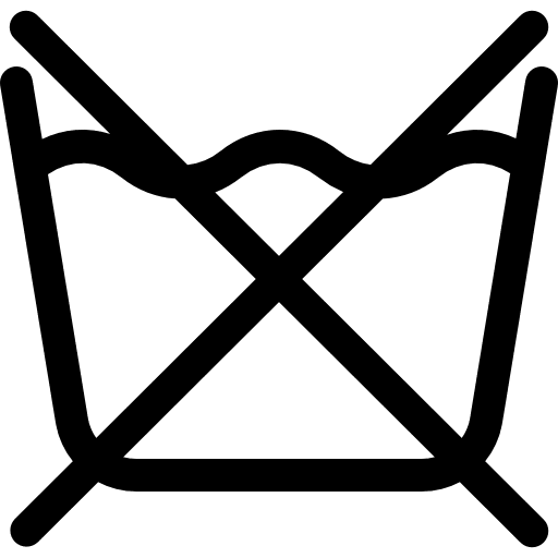 Not wash shapes and symbols signs clean icon Not wash shapes and symbols signs clean icon