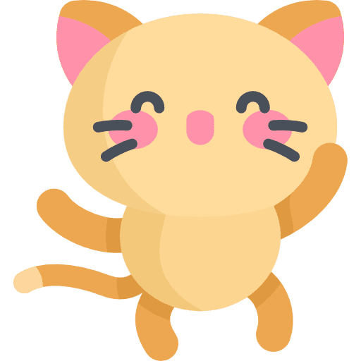 Kitty domestic pet cute icon