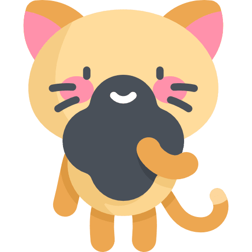 Kitty animals feline pet icon Kitty animals feline pet icon