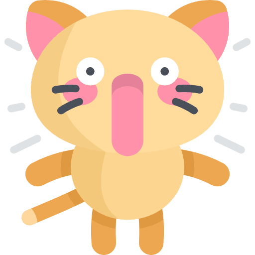 Kitty feline domestic avatar icon Kitty feline domestic avatar icon