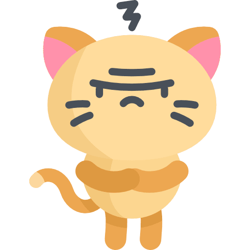 Kitty pet angry domestic icon Kitty pet angry domestic icon