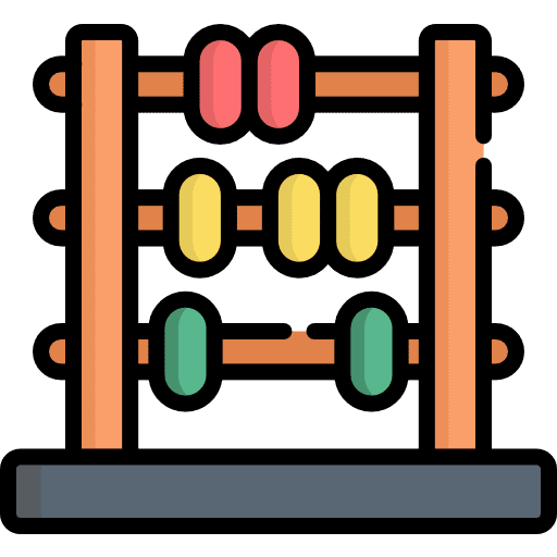 Abacus count education mathematics icon