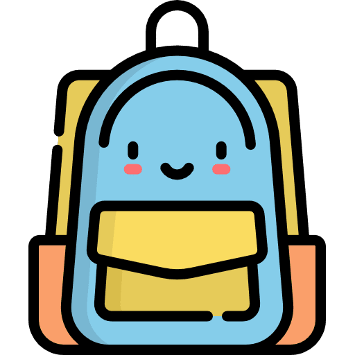 Backpack bags education backpack icon Backpack bags education backpack icon