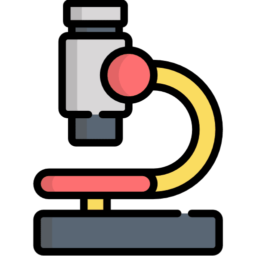 Microscope observation medical education icon Microscope observation medical education icon