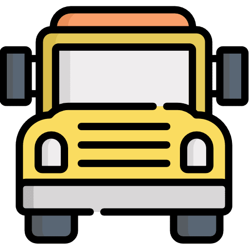 School bus public transport transport bus icon School bus public transport transport bus icon