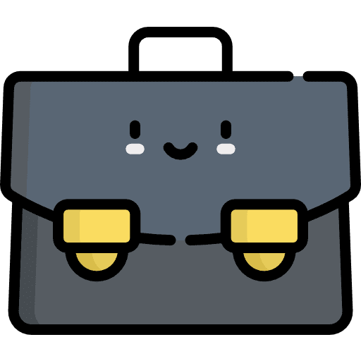 Suitcase travel business school icon Suitcase travel business school icon