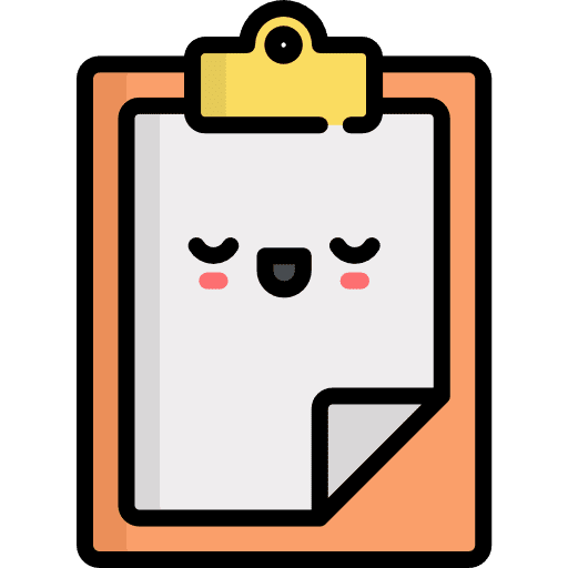 Clipboard list miscellaneous files and folders icon Clipboard list miscellaneous files and folders icon